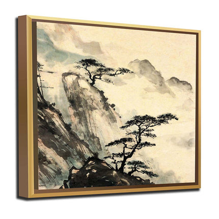 Tableau MISTY PEAKS – Voyage Artistique