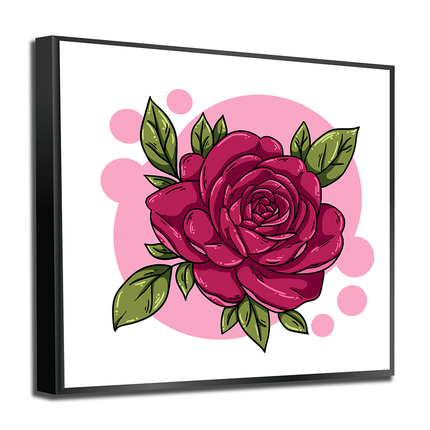 Tableau ROSE CLIPART – Art Floral