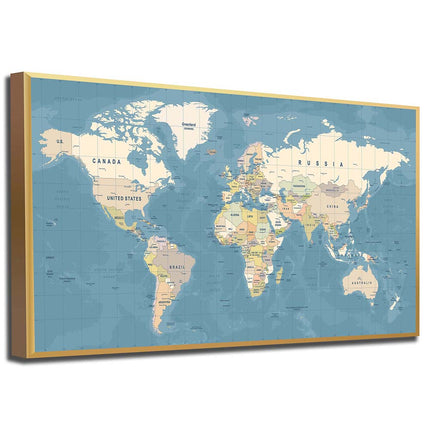 Tableau VIVID GLOBE – Carte du Monde
