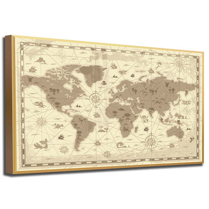 Tableau PRIMAL ATLAS – Carte du Monde
