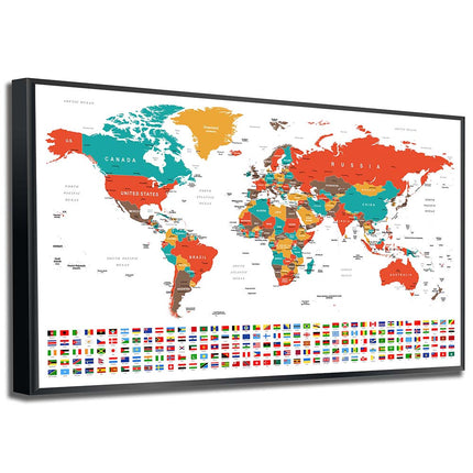 Tableau GLOBAL HERITAGE – Carte du Monde