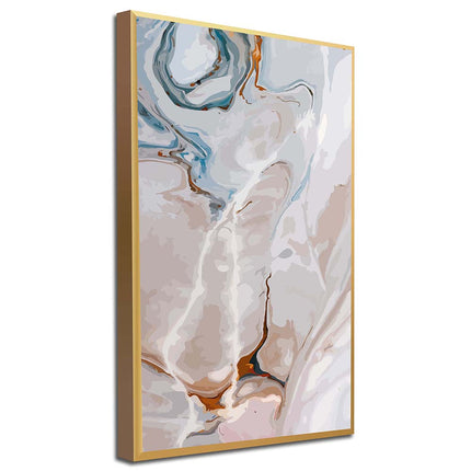 Tableau BLEU MARBRÉ – Art Abstrait