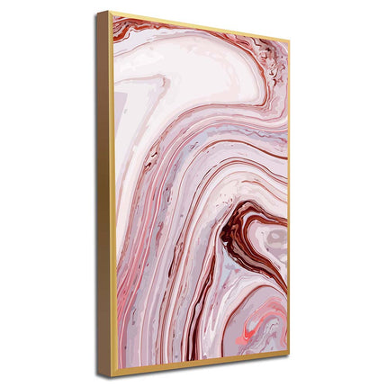 Tableau ROSE MARBRÉ – Art Abstrait