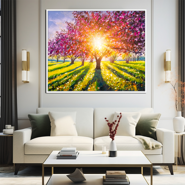 Tableau SPRING RAYS – Évasion Naturelle