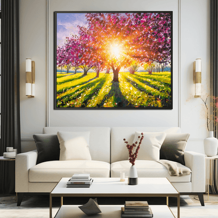 Tableau SPRING RAYS – Évasion Naturelle