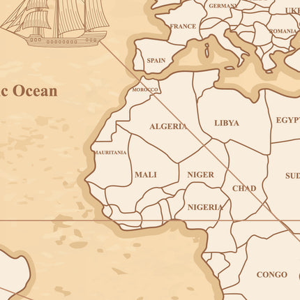 Tableau LEGACY ATLAS – Carte du Monde