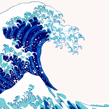 Tableau BLUE WAVE – Voyage Artistique
