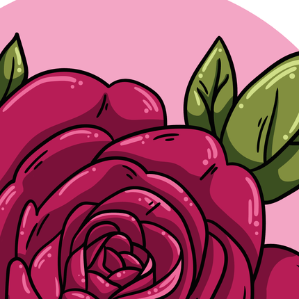 Tableau ROSE CLIPART – Art Floral