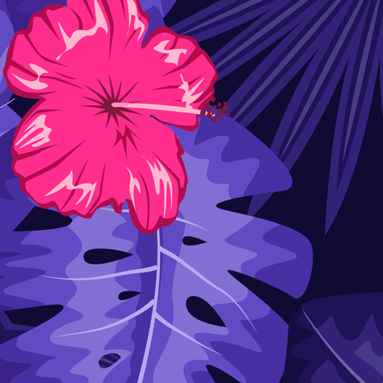 Tableau VIOLETTA BLOOM – Art Floral