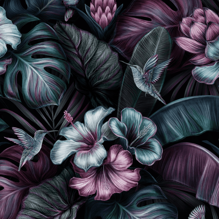 Tableau DARK VINTAGE – Art Floral