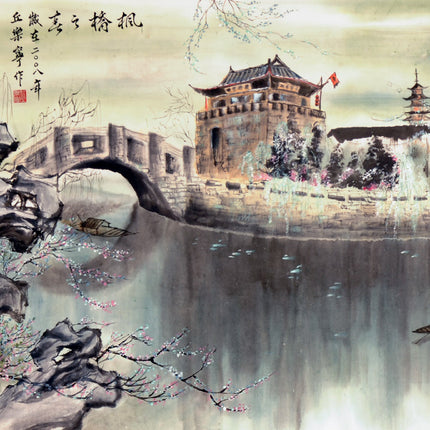 Tableau ANCIENT TEMPLE – Voyage Artistique