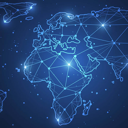 Tableau NEON WORLDMAP – Carte du Monde