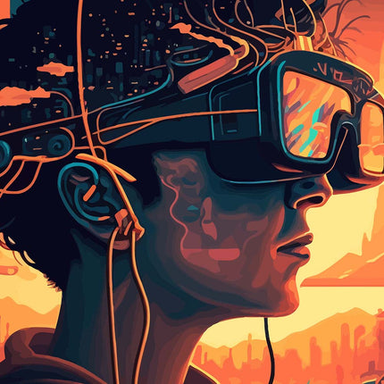 Tableau VIRTUAL VIBES – Art Numérique