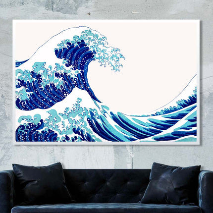 Tableau BLUE WAVE – Voyage Artistique