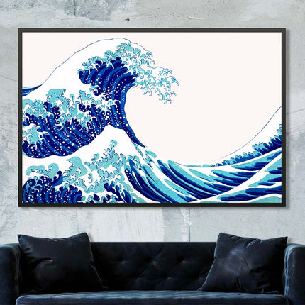 Tableau BLUE WAVE – Voyage Artistique