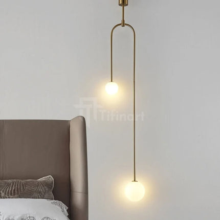 Suspension ELMORE – Design Doré