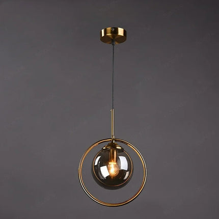 Suspension SFERA – Verre Ambré