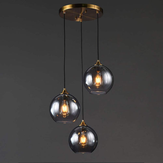 Suspension CASCADE – Verre Fumée