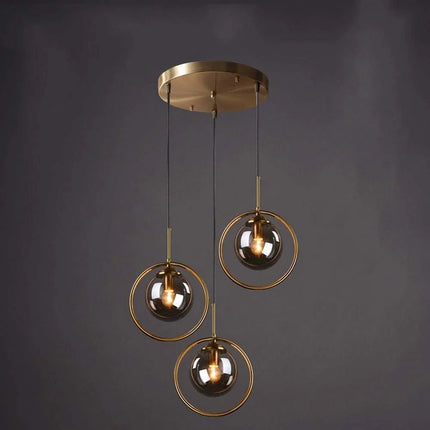 Suspension SFERA – Verre Ambré