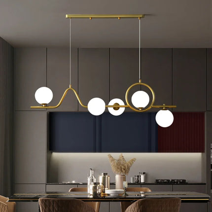 Suspension LUMIVA – Design Doré