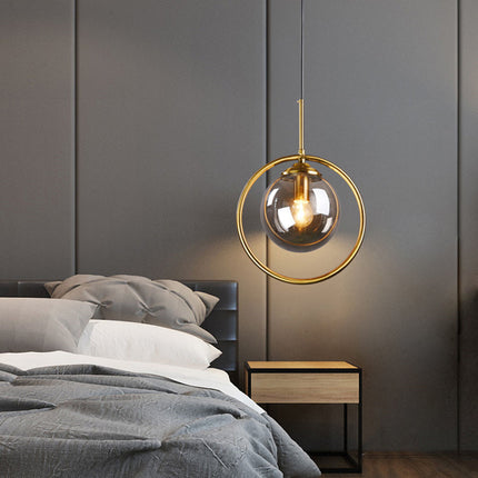 Suspension SFERA – Verre Ambré