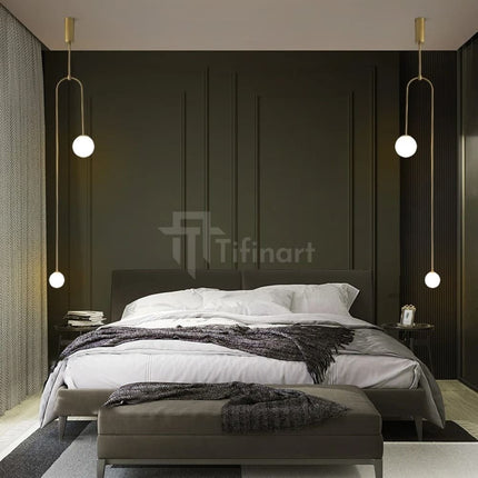 Suspension ELMORE – Design Doré