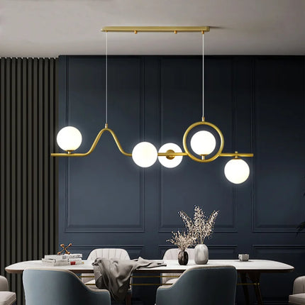 Suspension LUMIVA – Design Doré