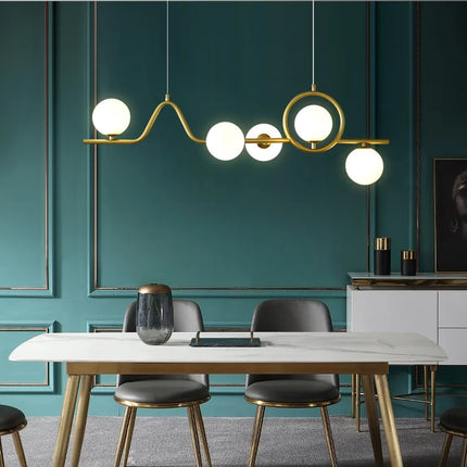 Suspension LUMIVA – Design Doré
