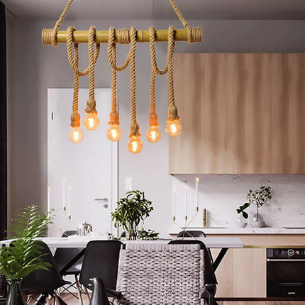 Suspension RAPHIA – Bambou Naturel