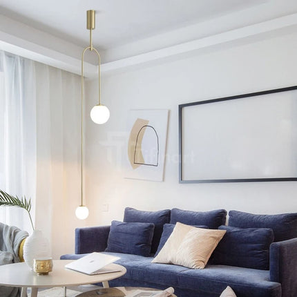 Suspension ELMORE – Design Doré