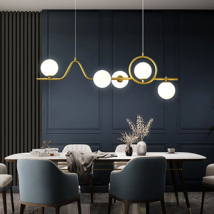 Suspension LUMIVA – Design Doré