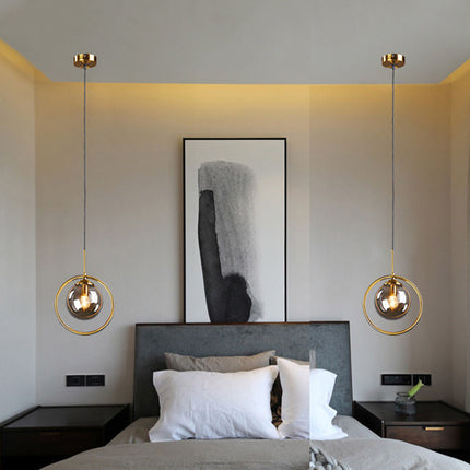 Suspension SFERA – Verre Ambré