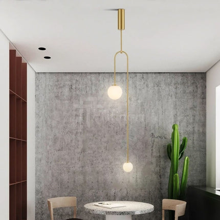 Suspension ELMORE – Design Doré