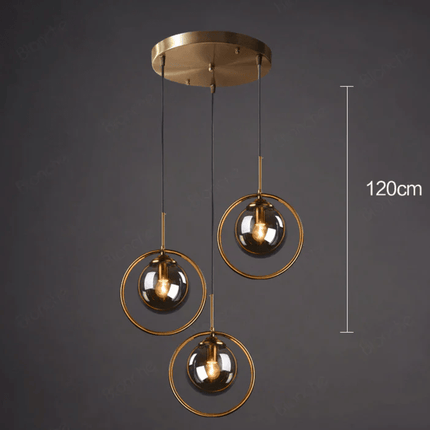 Suspension SFERA – Verre Ambré