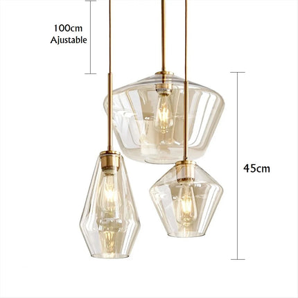 Suspension LUXY – Verre Satiné