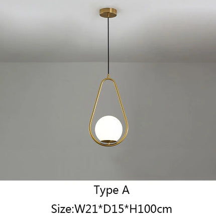 Suspension LUCI – Design Doré