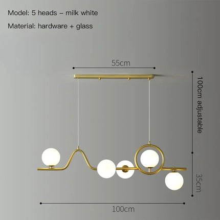 Suspension LUMIVA – Design Doré