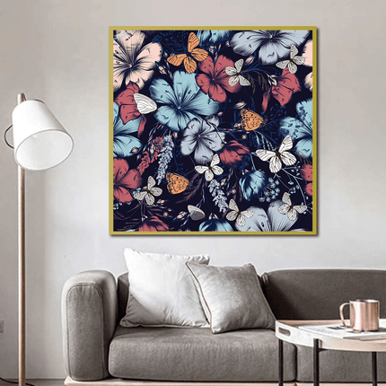 Tableau FLUTTERING BLOOMS – Art Floral
