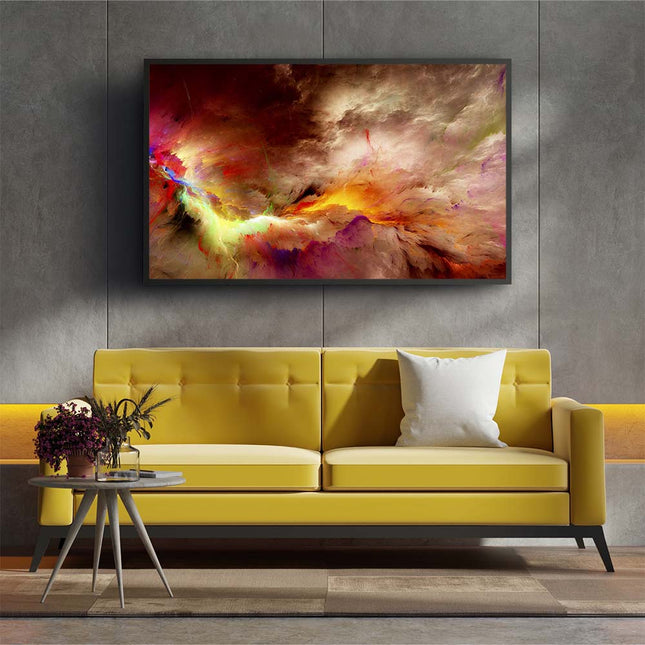 Tableau COEUR D'UNE NÉBULEUSE – Art Abstrait