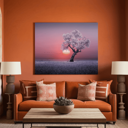 Tableau WHITE  TREE – Évasion Naturelle