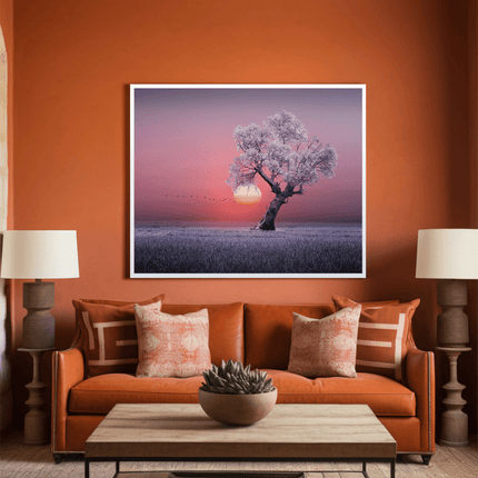 Tableau WHITE  TREE – Évasion Naturelle