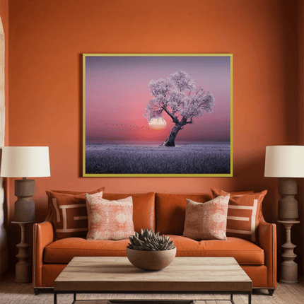 Tableau WHITE  TREE – Évasion Naturelle