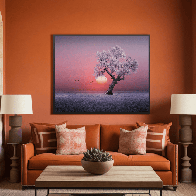 Tableau WHITE  TREE – Évasion Naturelle